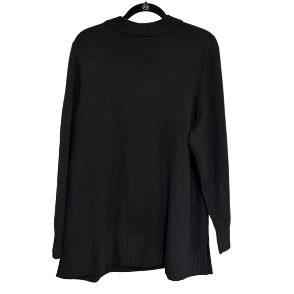 NWT Lane Bryant Soft Knit V-Neck Sweater in Black - Size 18/20 - Picture 3 of 6